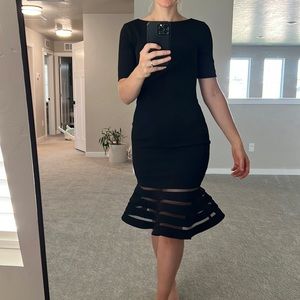 Badgley Mischka Size 2 Midi Dress New